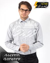 پیراهن اداری طوسی | لباس فرم و لباس اداری