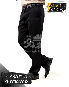 شلوار اداری مردانه، شلوار رسمی مردانه، شلوار پارچه ای اداری، شلوار پارچه ای اداری مردانه، لباس اداری مردانه، شلوار لباس اداری، قیمت شلوار اداری، خرید شلوار اداری مردانه، شلوار شبه فاستونی مردانه، شلوار مشکی اداری